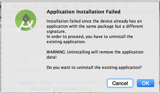/images/Creating-and-Running-an-Op-Mode-(Android-Studio)/ApplicationInstallFailed.jpg