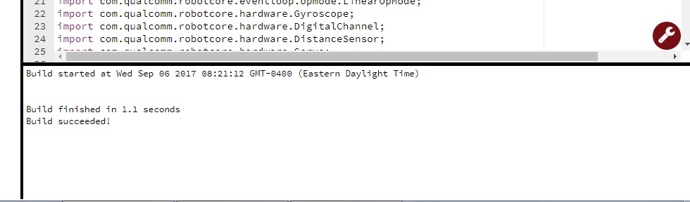 /images/Creating-and-Running-an-Op-Mode-(OnBot-Java)/OnBotDoc_BuildSucceeded.jpg