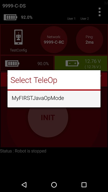 /images/Creating-and-Running-an-Op-Mode-(OnBot-Java)/OnBotDoc_SelectMyFIRSTOpMode.jpg
