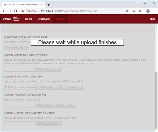 /images/Managing-a-Control-Hub/uploadRobotControllerPleaseWait.jpg